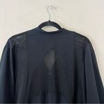 2LIV Athletic Jacket Black Zip Up Lightweight Jacket Mesh Accents Plus Size 1X Photo 5