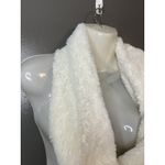 Faux Fur Infinity Scarf Womens One Size White Ivory Plush Soft Snood Winter Photo 1