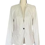 Banana Republic  Striped Cutaway Inverted Collar Blazer. Size 6 Photo 1
