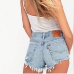 Levi's Vintage Levi’s 512 Distressed  Cut Off Shorts Light Wash Photo 1