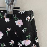 Nordstrom Rack High Waisted Black Floral Mini Skirt Photo 1