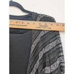 Studio One  Midi Shift Dress Knit Sweater Black/Gray Size 10 Photo 2