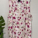 Lane Bryant NWT Floral Sleeveless Blouse - Pink and Cream plus size 28 Photo 0