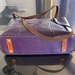 Dooney & Bourke  Purple Lexington Leather Tote Bag EUC Photo 3