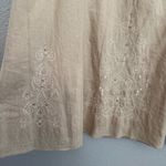 Hillard & Hanson  Linen Blend Embroidered Maxi Skirt‎ Size 10 A-Line Linen Blend Photo 1