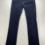 True Religion Women's Billy Low Rise Straight Dark Jeans Size 32x34 Photo 0