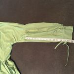 Women’s Lightweight Long Sleeve Loose Maxi Bohemian Ruffle Hem Dress Size 4XL Green Photo 10