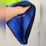 Vintage 90’s Ashley Brooke Cutout Colorblock Linen Mini Dress Blue Size 10 Photo 5