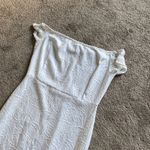 White Long Slit Dress SIZE XL Photo 2