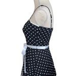 Pulse Vintage Fit & Flare Black & White Polka Dot Dress Size Med W/ Crinoline Photo 8