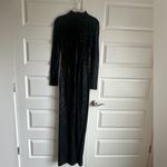 St. John  Knit Sequin‎ Floor-Length Gown - NWT Black Photo 12