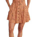 Marine layer  Camila Mini Dress Abstract Cheetah Print Size Small Photo 0