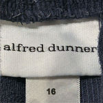 Alfred Dunner  Women's Size 16 Navy Velour Corduroy Pants Casual Photo 9