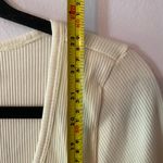 NWT Faherty Women's size XL White Freestyle Ribbed Knit Tee Scoop Neck Cotton Photo 9