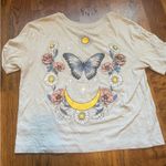 Rebellious One Blue Cropped  Tee Photo 1