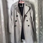 The Limited  Striped Women's double breasted trench Coat size XS 100% cotton Photo 2