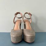 Antonio Melani x Born on Fifth Liv Metallic Glitter Closed Toe Platform Pumps Photo 2