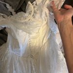 For Love & Lemons  White Lace Wedding Dress Photo 5