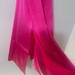 Ana Silky V neck midi slip dress hot pink size XL NWT Photo 5