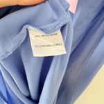 Hello Molly NWT  Angels In America Satin Cowl Maxi Dress Blue Size Large Photo 6