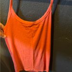 Aerie  Coral Halter Neck Ribbed Women's Top Photo 1