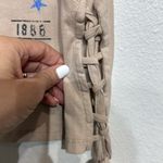 Goodie Two Sleeves  Tan Wild West Muscle Tank Sz S Photo 4