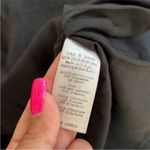 Rag and Bone  Basha Black Leather Blue Jersey Fit & Flare Mini Skirt Silk Size 6 Photo 9