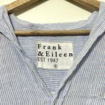 Frank & Eileen Rory Maxi Shirt dress lived in linen size small Blue Photo 3