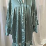 Victoria's Secret Women's  Teal Lace Trim Robe XL/XXL Photo 0