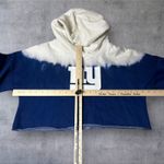 NEW NFL NY Giants Teens Cropped Tie Dye Hoodie Juniors XL 15/17 Blue Sweatshirt Size undefined Photo 3