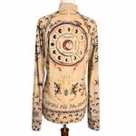 Marine Serre  White Line Tattoo Printed Top Photo 5