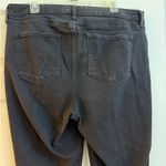 Old Navy  Women’s High-Rise Wow Straight Jeans Size 16 Tall Black Stretch Denim Photo 11