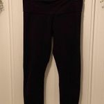 Lululemon Black Cropped Legging! Size 6 Photo 3
