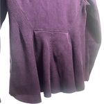 Delta  Airline Zac Posen Passport Plum Gold Button Sweater Cardigan Size Small 68 Photo 6