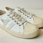 Gola Women’s Vegan Gola Classics Coaster Off White/Off White/Gold Size 7 White Photo 1