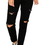 Wax Jean Juniors Womens  Los Angeles Mid Rise Skinny Distressed Jeans - Sz 7 28 Photo 0