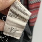 Woolrich  Sweater Women’s XL TG Gray Red Fair Aisle Button Henley Cotton Blend Photo 8