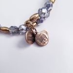 ALEX AND ANI  Rock and Raw Lavender Glass Beaded Spiked Wrap Bangle Photo 3