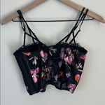 Victoria's Secret Victoria Secret Satin Corset Bustier Size 32C Floral Photo 5