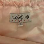 Molly B Tropical Leaf Print Side Tie Halter Top Size 4 Orange Photo 4