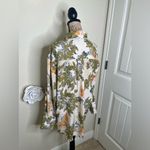 Entro NTM:  Button Down Long Sleeve Shirt in Animal & Leaves Print Sz Medium Photo 13
