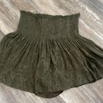Koch  M olive python erica smocked shorts Photo 4