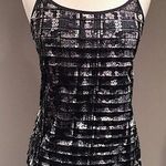 Energie Black & White Cami Tank Top Photo 0