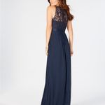 Adrianna Papell New‎  Lace Illusion Halter Gown Photo 2