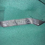 ZARA cropped bell sleeve blouse in an emerald green color in size small Photo 3