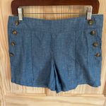 Loft Ann Taylor  Chambray Riviera Shorts. Size 4. Photo 1