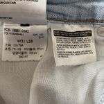 Levi's  Jean Cutoff Shorts Women's 31 High Rise Stretch‎ Distressed Raw Hem Photo 4