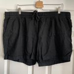 Old Navy Black Linen Shorts Photo 0