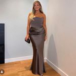 House Of CB  size M D-DD ‘Persephone’ Smoke Strapless Corset Maxi Dress Photo 3