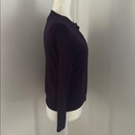 Talbots  Deep Purple Cashmete Cardigan sz PS Photo 2